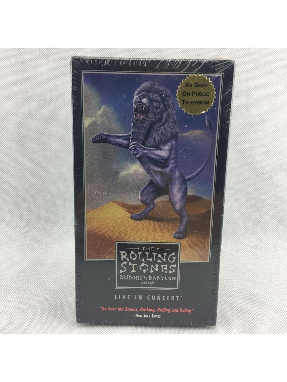The Rolling Stones Bridges to Babylon 1998 Live Tour VHS 1997 NEW SEALED